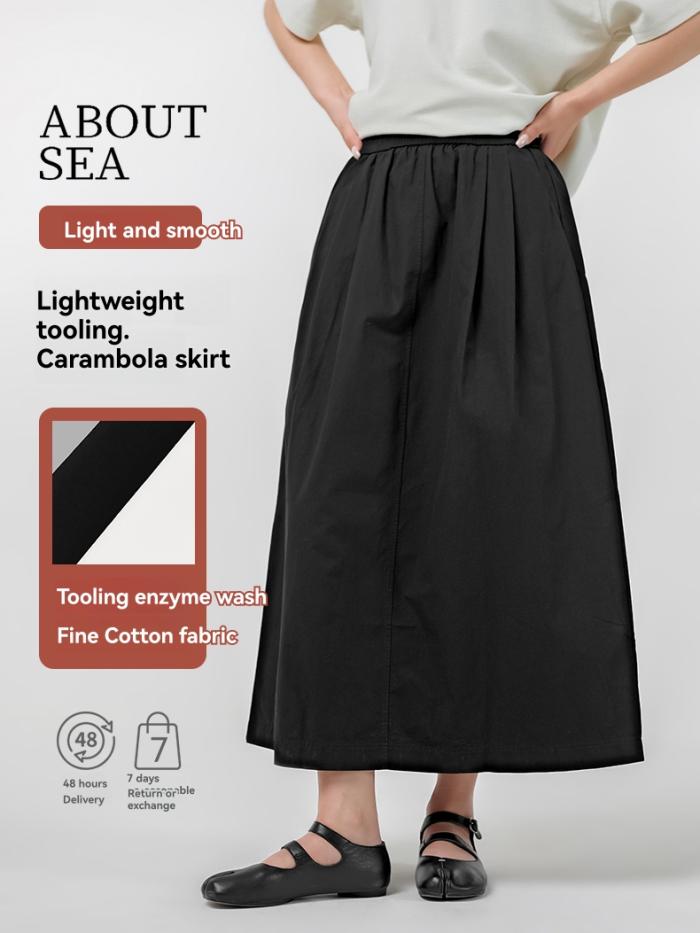 Flared Midi Skirt With Tie Detail  | Damen Röcke Damen Damen