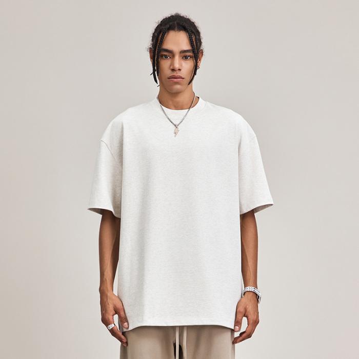 Oversize-T-Shirt Mit Ausgefranstem Saum  | Herren T-Shirts Herren Herren