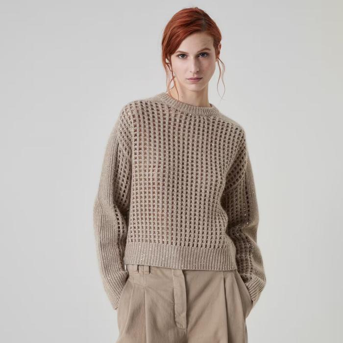 Pullover Mit Lochmuster  | Damen Pullover, Strickjacken Damen Damen